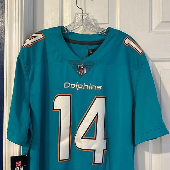NWT Men’s Official Merchandise Nike Jarvis Landry Miami Dolphins Football Jersey - Picture 2 of 10